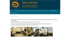 Desktop Screenshot of machwerk-muenchen.de